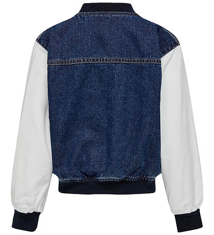 Kids Only Bomber Jacket - KogBowie - Medium+ Blue Denim