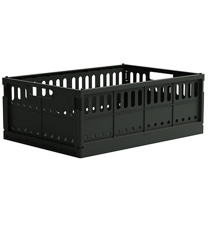 Made Crate Vouwbare box - Maxi - 48x33x17,5 cm - Gewassen Black