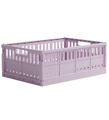 Made Crate Foldable Box - Maxi - 48x33x17.5 cm - Lilac