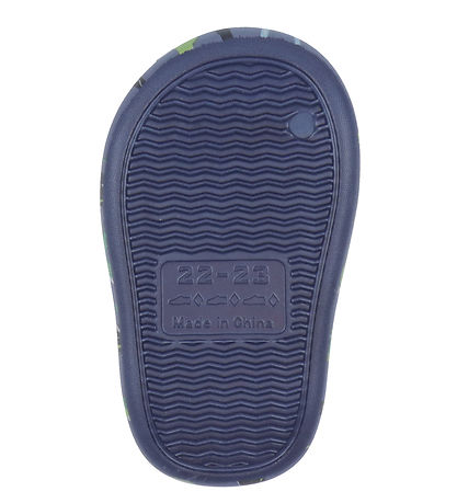 BECO Strandsandalar - Ocean Dinos - Blár