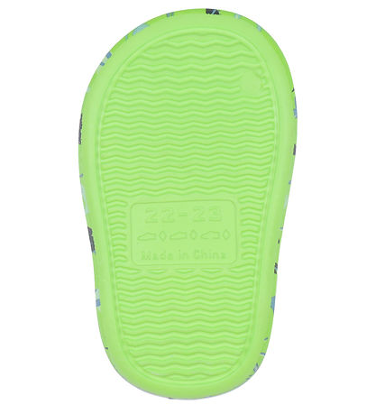 BECO Flip Flops - Ocean Dinos - Green