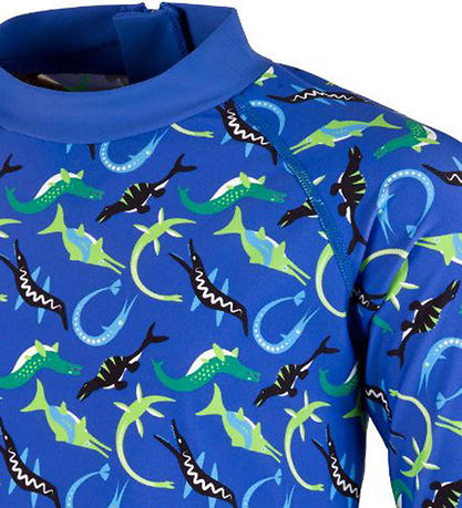 BECO Swim Top - Ocean Dinos - Blue