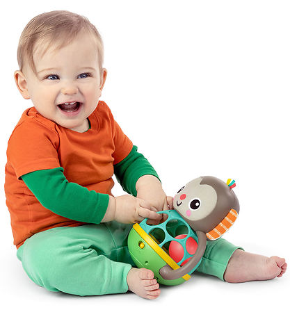 Bright Starts Activity Toy - Haps' and Shake - Monkey-Oball
