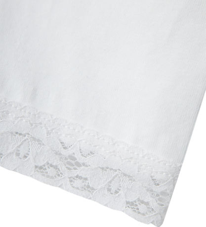 Name It Hjólabuxur - NmfVista - Bright White M. Blúnda