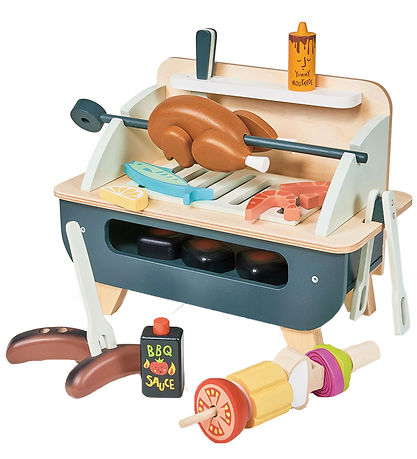 Jouet en bois Tender Leaf - Barbecue Kit de Grillade