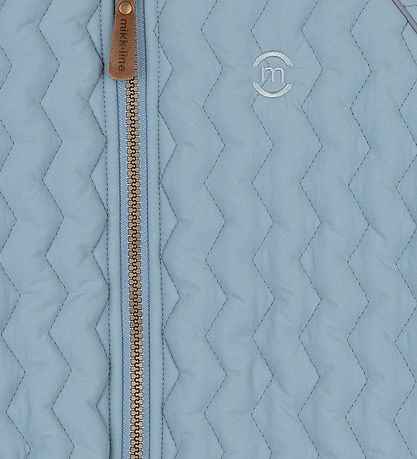 Mikk-Line Bomberjacka - Blekt Denim m. Beetle