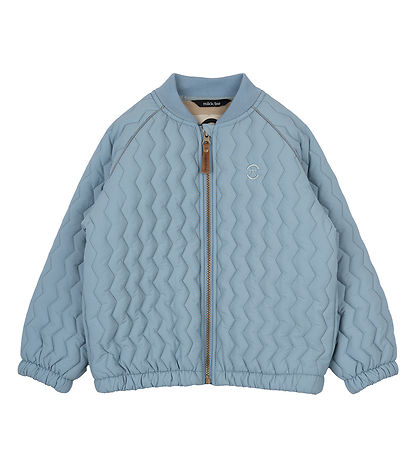 Mikk-Line Bomberjacka - Blekt Denim m. Beetle