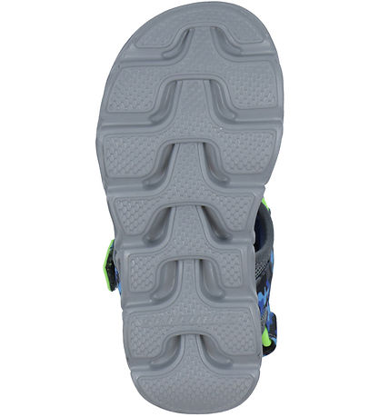 Skechers Sandaler m. Lys - Hypno-Splash - Blue Lime