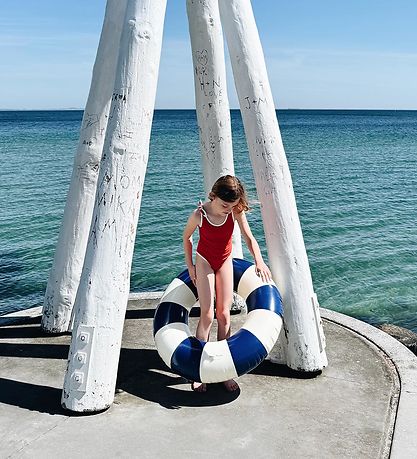Petites Pommes Swim Ring - 90 cm - Sally - Cannes Blue