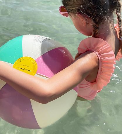 Petites Pommes Beach Ball - 45 cm - Otto - Menthe/Violet/Pink