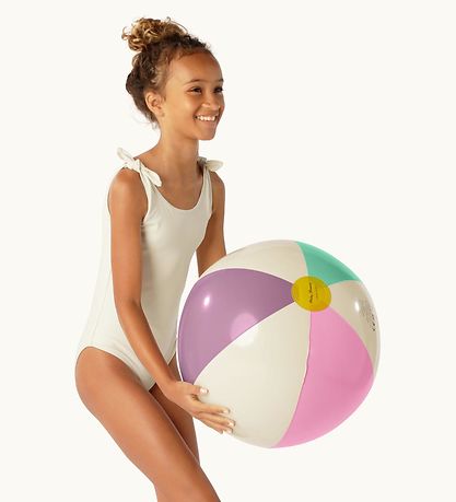 Petites Pommes Beach Ball - 45 cm - Otto - Menthe/Violet/Pink