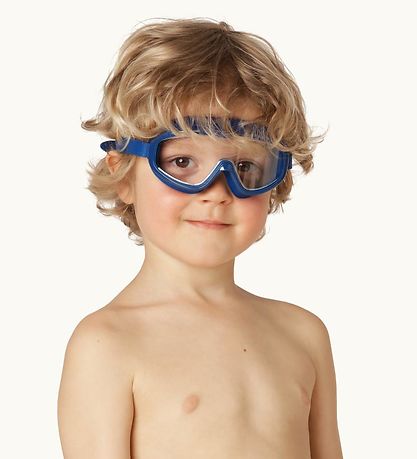 Petites Pommes Swim Goggles - Hans - Cannes Blue