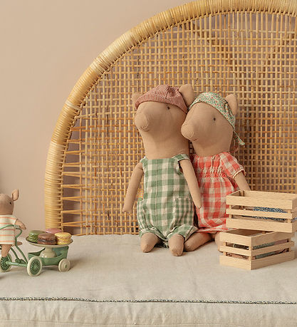 Maileg Soft Toy - Pig - Boy - 34 cm - Overall