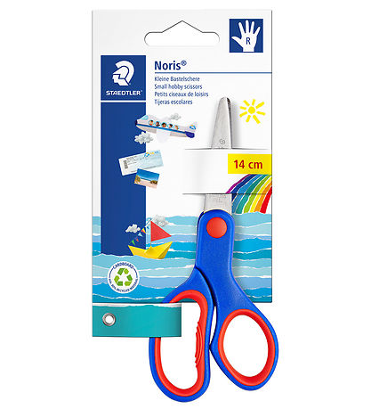 Staedtler Saks - Høyrehendt - Noris - 14 cm - Blå