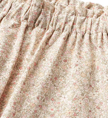 Wheat Shorts - Karen - Cream Flower Meadow