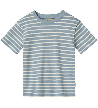 Wheat T-Shirt - Fabian - Ashley Blue Stripe