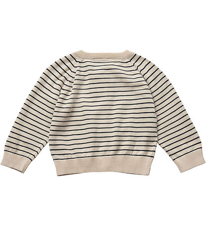 Sofie Schnoor Cardigan - Knitted - Oslo - Off White Striped