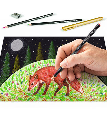Staedtler Buntstifte-Set - Schwarz/Weiß - 17 Teile