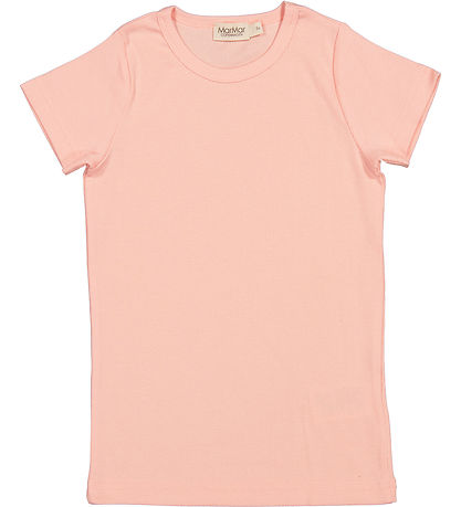 MarMar T-shirt - Rib - Modal - Tago - Soft Coral