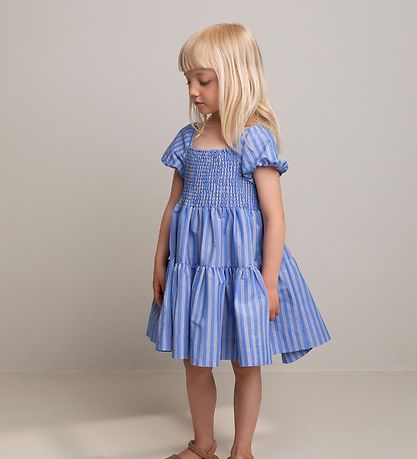 MarMar Dress - Dyman - Cornflower Stripe
