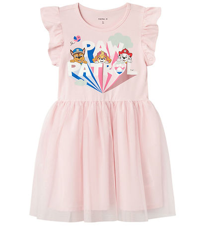 Name It Kleid - NmfAsdina Paw Patrol - Parfait Pink m. Glitzer