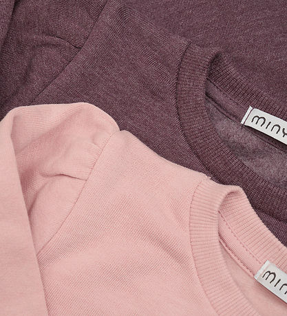 Minymo Sweatshirt - 2er-Pack - Misty Rose