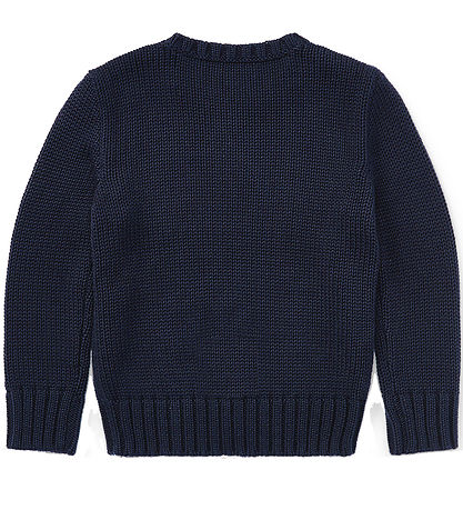Polo Ralph Lauren Blouse - Knitted - Navy w. Flag