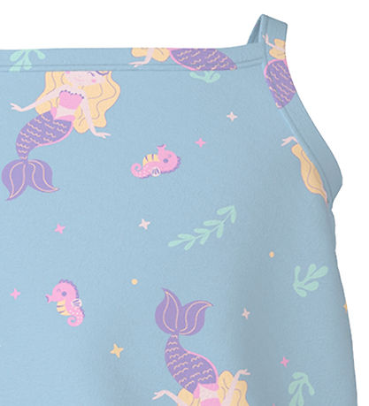 Barboteuse d'Été Name It - NmFVigga - Chambray Blue/Sirènes