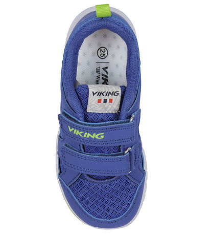 Viking Shoe - Odda 2V Low - Cobolt/Acid Green