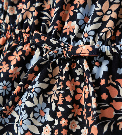 Barboteuse d'Été Name It - Nmf Vinaya - Dark Sapphire/Flower Pow