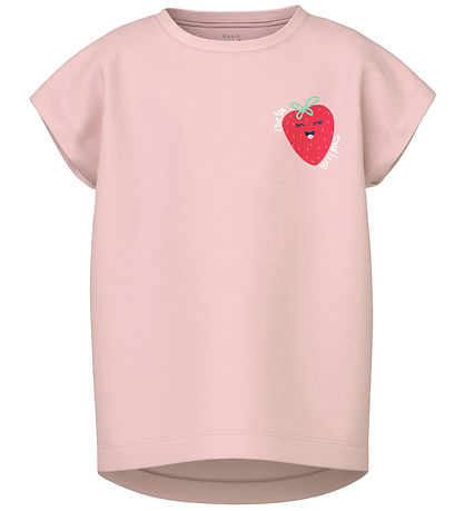 Name It T-shirt - NmfVarutti - Parfait Pink w. Strawberry