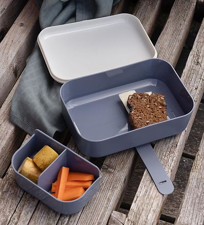 Sebra Lunchbox - Silicone Strap - Busy Builders - Blue