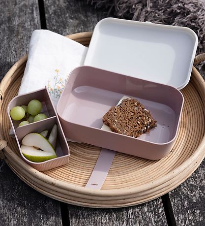Sebra Nestisbox - Silíkon ól - Teeny Toes - Bleikt