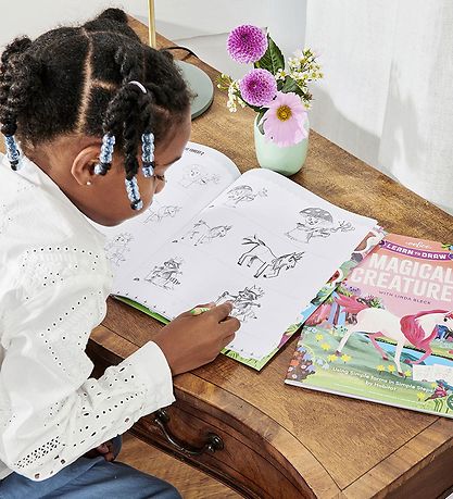 Eeboo Colouring Book - L Honor To Draw - Magical Creatures