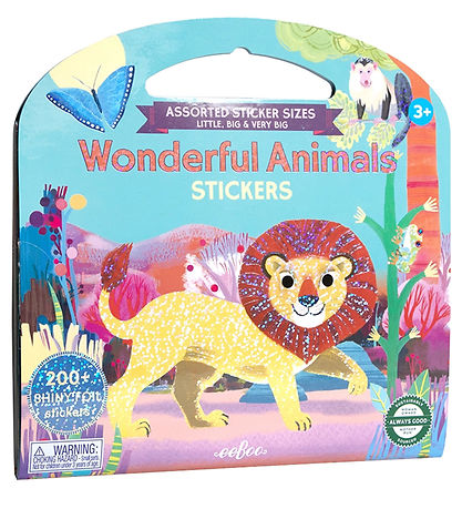 Eeboo Sticker book - 200+ Stickers - Beautiful DYR