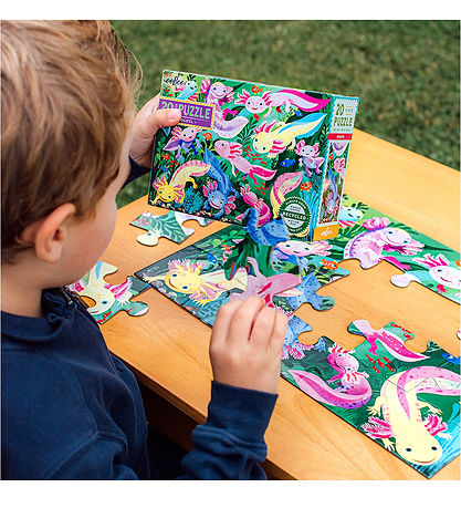 Eeboo Puzzle - 20 Briques - 28x38 cm - Axolotl