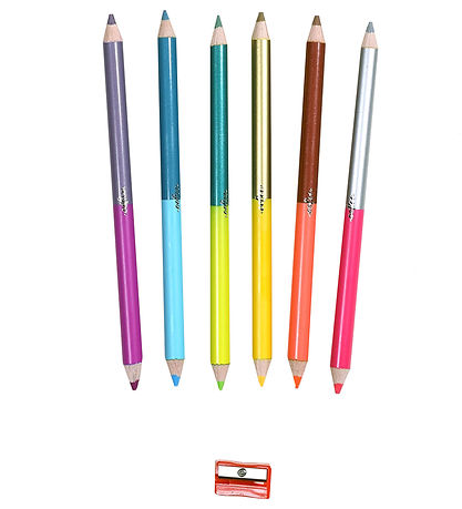 Eeboo Colouring Pencils - 6 pcs - Jumbo - Axolotl