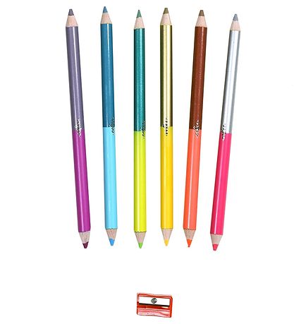 Eeboo Colouring Pencils - 6 pcs - Jumbo - Dinosaur