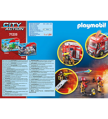 Playmobil City Action - Four Truck - 71233 - 86 Parts