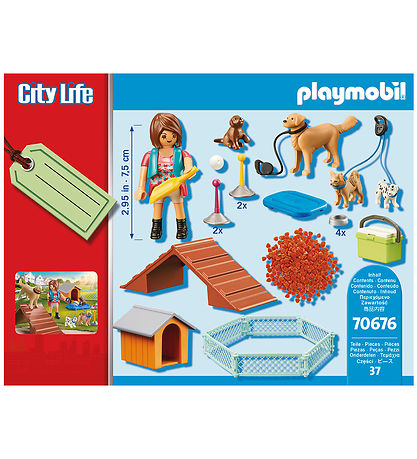 Playmobil City Life - Dogs Woodner - 70676 - 37 Parts