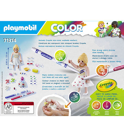 Couleur Playmobil - Robe tendance - 71374 - 40 Parties