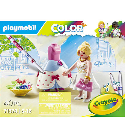 Couleur Playmobil - Robe tendance - 71374 - 40 Parties
