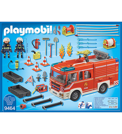 Playmobil City Action - Fire truck - 9464 - 138 Parts