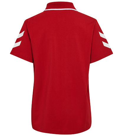 Hummel T-Shirt - DBU Journe de match Polo - Chili Pepper