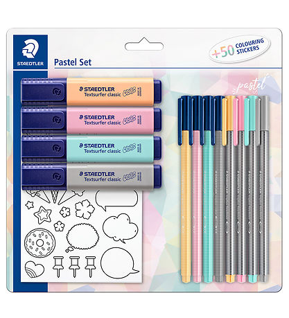 Staedtler Set de Coloriage - Pastel - 12 Parties