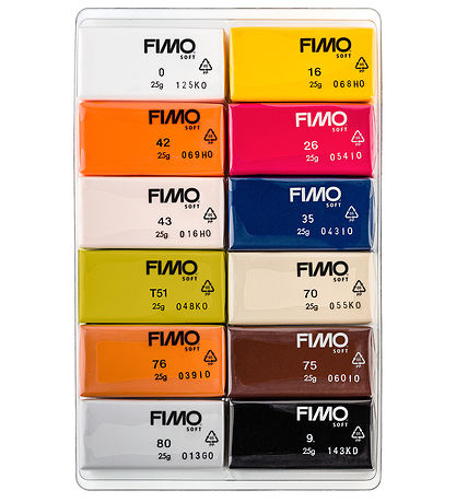 Staedtler FIMO Leklera - Soft - 12x25 g - Natural