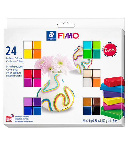 Staedtler FIMO Leklera - Soft - 24x25 g - Basic