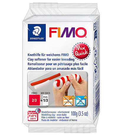 Staedtler FIMO Leklera mjukgörare - Mix Qiuck - 100 g - Vit