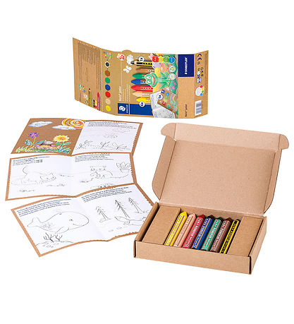 Staedtler Crayons w. Activity Book - Noris Junior - 7 pcs