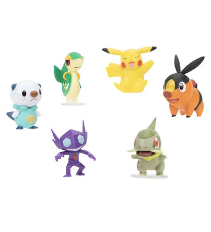 Pokémon Figuren - 6er-Pack - Kampfbereit